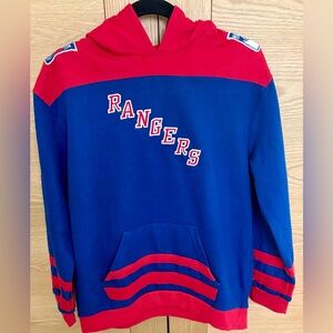NWT Majestic Youth Rangers Hoodie - Size Youth XL